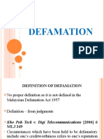 Defamation