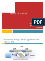 Redes de Datos: María Jesús Carvajal