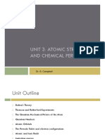 Unit 3 - Atomic Structure and Chemical Periodicity21