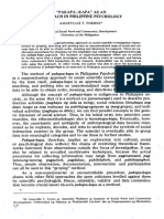 Pakapa-Kapa As An Approach in Philippine Psychology