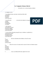 Database Mcqs For Computer Science (Lan Technician)