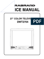 Service Manual: 27" Color Television