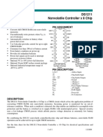 DS1211 Nonvolatile Controller X 8 Chip: Features Pin Assignment