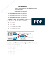 Ch2 Static Routing 1. A Static Route That Points To The Next Hop IP Will Have What Administrative