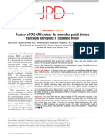 Accuracy of CAD-CAM Systems For Removable Partial Denture Framework Fabrication: A Systematic Review