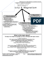 Electricity & Magnetism: Topic Outline