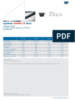 Optibelt SUPER TX Product Range