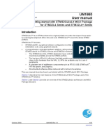 Um1860 User Manual: Getting Started With Stm32Cubel4 Mcu Package For Stm32L4 Series and Stm32L4+ Series