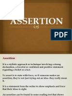 ASSERTION