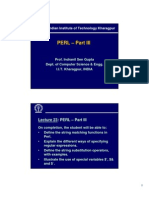 Perl - Part Iii: Indian Institute of Technology Kharagpur