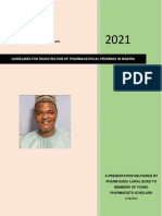 Guidelines For Registration of Pharmaceutical Premises in Nigeria by Pharm Saidu Burji