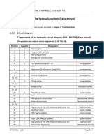 8.3 Description of The Hydraulic System (Face Shovel) : 8.3.1 Technical Data