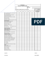 Fuel Truck Operator's Daily Checklist