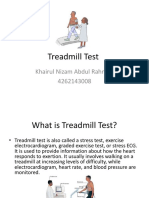 Treadmill Test: Khairul Nizam Abdul Rahman 4262143008