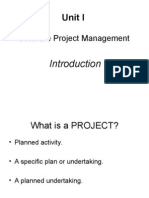 Software Project Management: Unit I