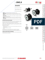 Vibration-Damping Elements: Rubber and Steel or Stainless Steel