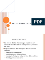 Retail Store Operations