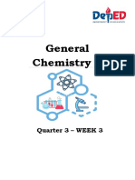 General Chemistry 2: Quarter 3 - WEEK 3