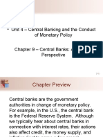 Unit 4 - Central Banking and The Conduct of Monetary Policy Chapter 9 - Central Banks: A Global Perspective