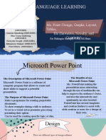 Ict in Language Learning: Ms. Point /design, Graphs, Layout, Tables, Etc (Inovative, Novelty, and Creativity)