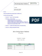 MSTR Report Validation - An Overview - Issue