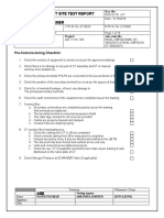 CT Site Test Report Current Transformer: Pre-Commissioning Checklist