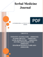 Kel 11 - PPT ANTIMIKROBIAL ACTIVITY OF FEW MEDICINAL HERBS