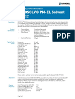 ARCOSOLV® PM-EL Solvent: Propylene Glycol (Mono) Methyl Ether