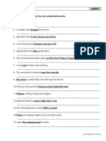 B1 Questions QN001: Form Questions Which Ask For The Underlined Words