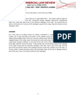 INSURANCE Classes Marine Peril of The Ship - 1998 - Question 3 of 3 - Magbojos