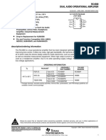 D D D D D D: RC4580 Dual Audio Operational Amplifier