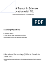 Current Trends in Science Education With TEL