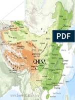 China Map Physical - JPG