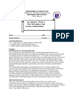 Activity Sheet Week 1 TLE 10 Needle Craft Genirose R.albaladejo