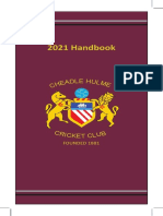 Cheadle Hulme Cricket Club Handbook 2021