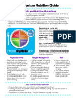 Postpartum Nutrition Guide: Health and Nutrition Guidelines