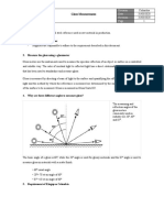 Scope: Gloss Measurement