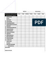 S Dumper Inspection CHECKLIST