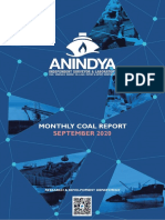 Anindya Montly Coal Report - September 2020