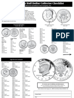 LC 151 Kennedy Half Dollar Checklist