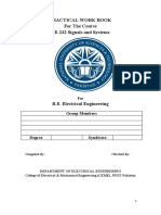 EE-232 Lab Manual Signals and Systems