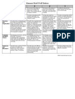 4 Memoir Final Draft Rubric Editable