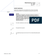 01-021 Maintenance Card: 1.1 G64 SB & SC Transfer Gearboxes