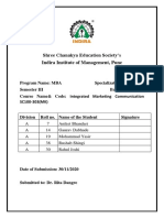 Imc Assignment