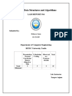 EC-233 Data Structures and Algorithms: Lab Report#04