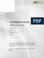 Installation Guide: Zkbio Access Ivs