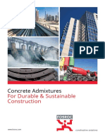 Concrete Admixtures: For Durable & Sustainable Construction