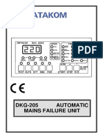 Dkg-205 Automatic Mains Failure Unit