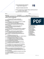 ACCTG 4 Financial Accounting Theory and Practice Part 2: Lyceum-Northwestern University