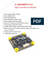 CL - Racingf7 V1.0: The Flight Controller For RACERS